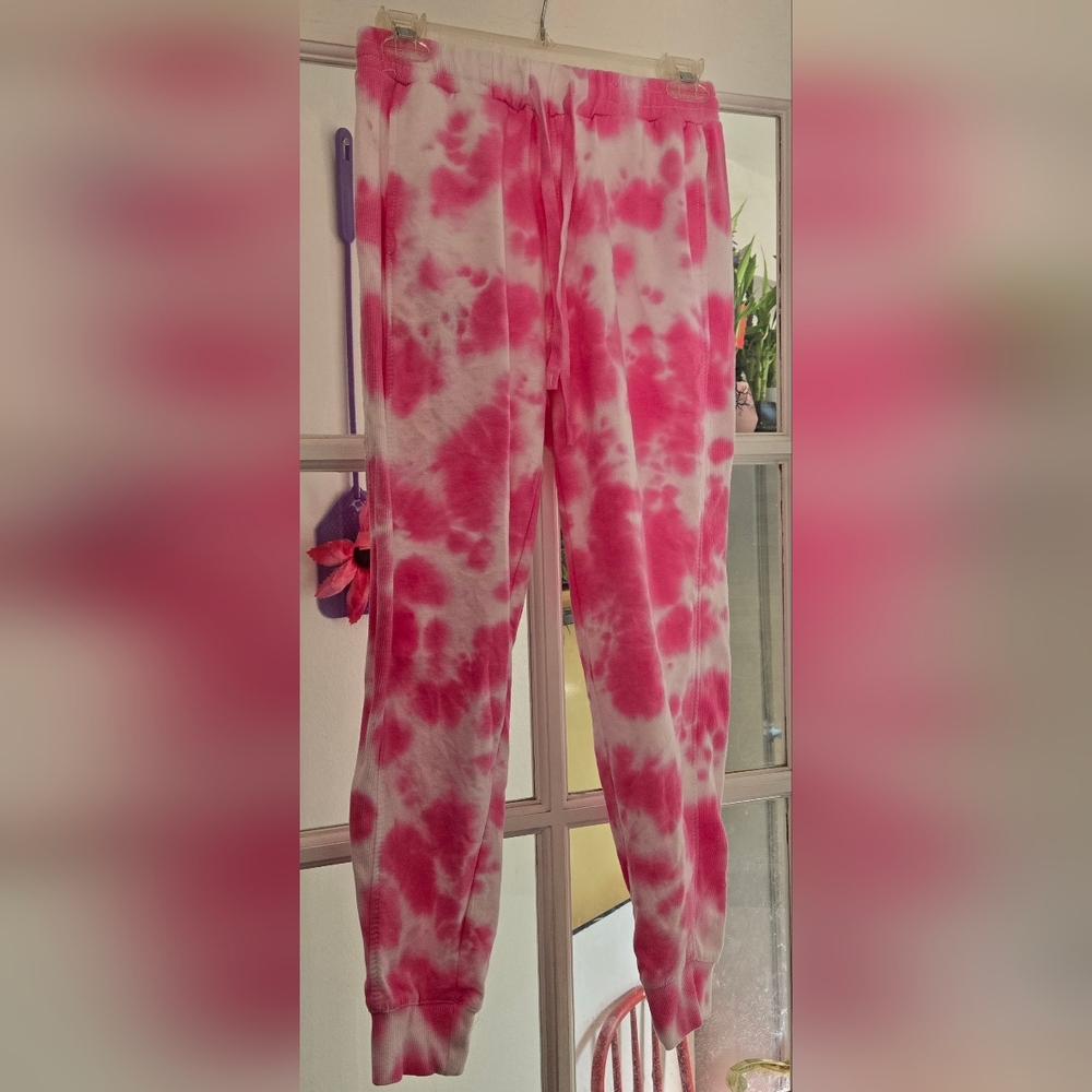 Stars Above Pink Tie Dye Casual Sweatpants Womens Size Small Joggers Target